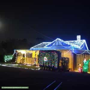 Christmas Light display at 1184 Macleay Valley Way, Bellimbopinni