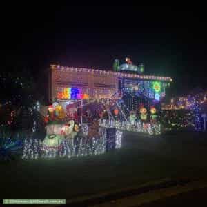 Christmas Light display at 8 Navarre Street, Geebung