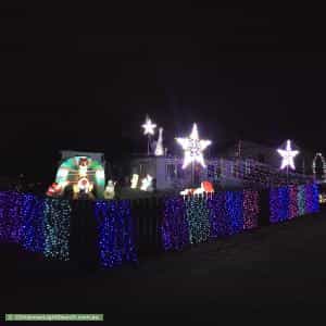 Christmas Light display at 8 Breen Street, Sarina