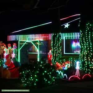 Christmas Light display at Marquisite Drive, Salisbury East
