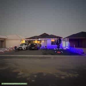 Christmas Light display at 8 Grafton Way, Hilbert