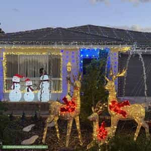 Christmas Light display at 26 Reveley Crescent, Stirling