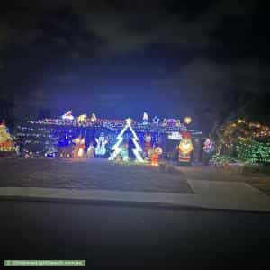 Christmas Light display at 71 Sandpiper Loop, Yangebup
