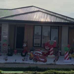 Christmas Light display at 12 Pigdon Street, Weir Views
