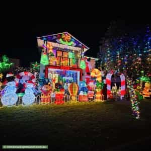 Christmas Light display at 6 Steeple Place, Marsden Park