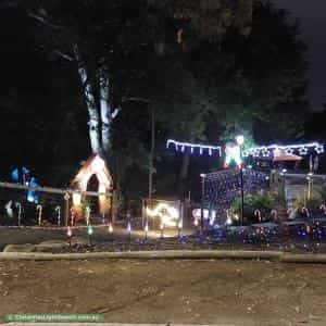 Christmas Light display at 23 Chowilla Street, Eden Hills