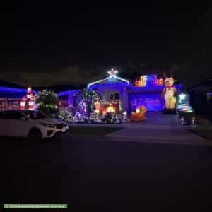 Christmas Light display at 3 Colonnade Street, Clyde North