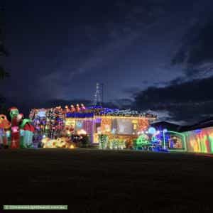 Christmas Light display at 15 Whittle Avenue, Milperra