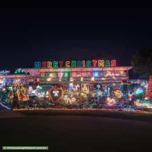 Christmas Light display at  Boyd Close, Mooroolbark