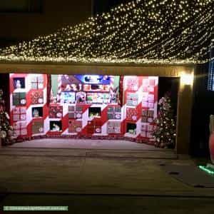 Christmas Light display at 20 Meehan Road, Cromer