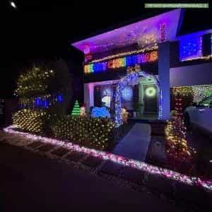 Christmas Light display at 15 Jardine Way, Jordan Springs