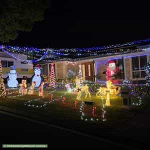 Christmas Light display at  Williamson Terrace, Greenwith