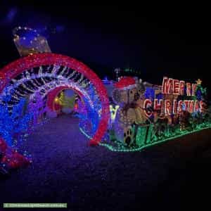 Christmas Light display at 9 Trezise Place, Quakers Hill
