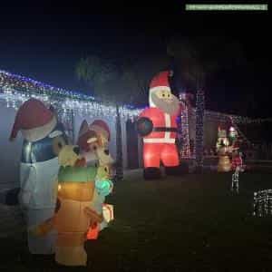 Christmas Light display at 183 Black Road, Flagstaff Hill