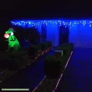 Christmas Light display at 2 Tasos Drive, Munno Para West