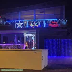 Christmas Light display at 350 Beach Road, Black Rock