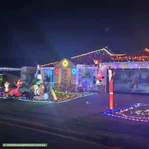 Christmas Light display at 8 Bethany Place, Upper Coomera