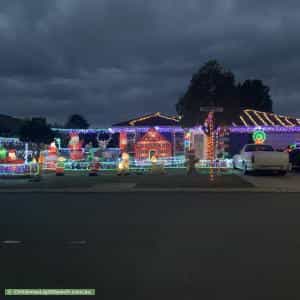 Christmas Light display at  Polwarth Circuit, Dunlop