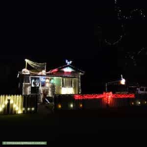 Christmas Light display at 12 Kennedy Street, Caboolture