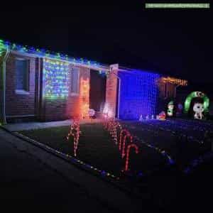 Christmas Light display at 10 Alexander Avenue, Wendouree