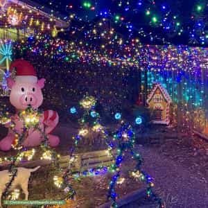 Christmas Light display at 51 Tipiloura Street, Ngunnawal