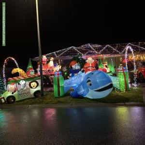 Christmas Light display at 5 Cullen Street, Warragul