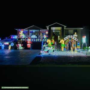 Christmas Light display at 22 Freeman Street, Conder