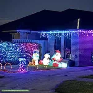 Christmas Light display at 20 Sando Street, Findon
