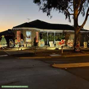 Christmas Light display at 1 Anouk Way, Melton West
