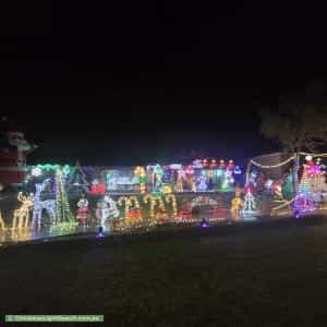 Christmas Light display at 9 Bronsdon Street, Smithfield