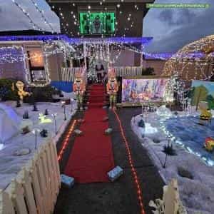 Christmas Light display at 32 Windella Crescent, Glen Waverley