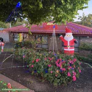 Christmas Light display at  Maughan Avenue, Redwood Park