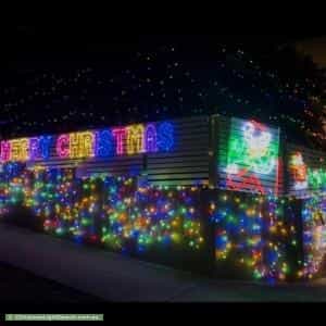 Christmas Light display at 85 Duncan Street, Maroubra