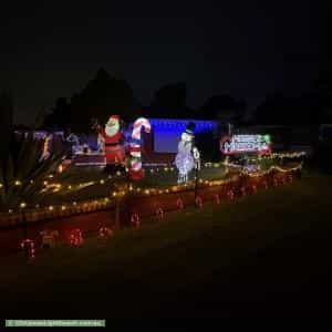 Christmas Light display at 11 Roslyn Avenue, Panania