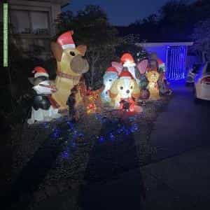 Christmas Light display at 27 Mariemont Avenue, Wantirna