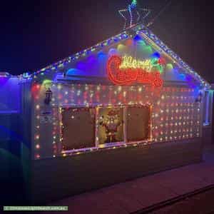 Christmas Light display at 5 Edward Street, Belgrave