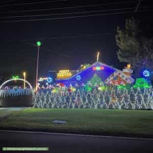 Christmas Light display at 38 Rainier Avenue, Dromana