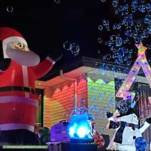 Christmas Light display at 21 Burke Parade, Hewett