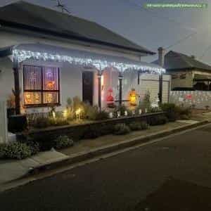 Christmas Light display at 32 May Street, Birkenhead