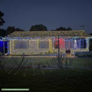 Christmas Light display at 18 Regehr Street, Warnbro