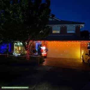 Christmas Light display at 30 Winston Way, Murrumbeena