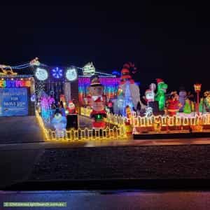 Christmas Light display at 2 Wanderers Lane, Kialla