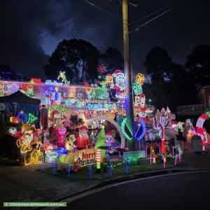 Christmas Light display at 11 Rawdon Court, Boronia