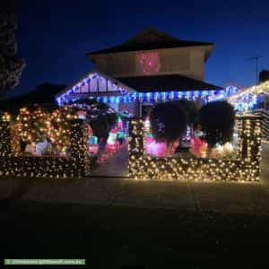 Christmas Light display at 11 Raeburn Street, Pascoe Vale