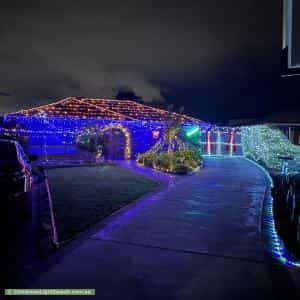 Christmas Light display at 10 Jenhill Court, Rowville