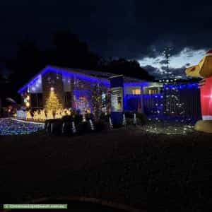 Christmas Light display at 8 Bate Place, Banks