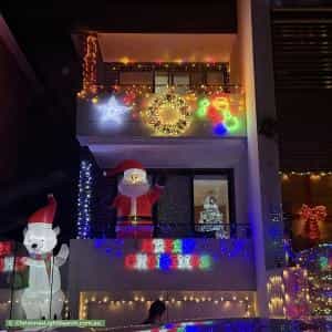 Christmas Light display at 17 Birdsall Avenue, Condell Park