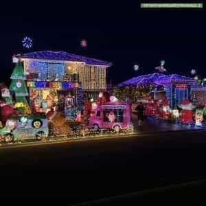 Christmas Light display at 6 Florence Street, Mount Martha