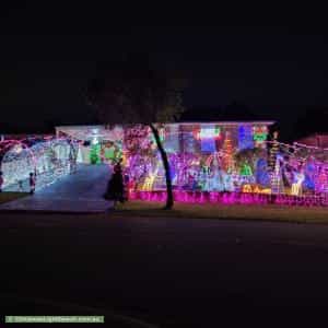 Christmas Light display at 10 Bottlebrush Drive, Cranebrook