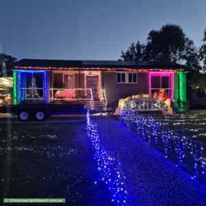 Christmas Light display at 24 Yambina Crescent, Waramanga